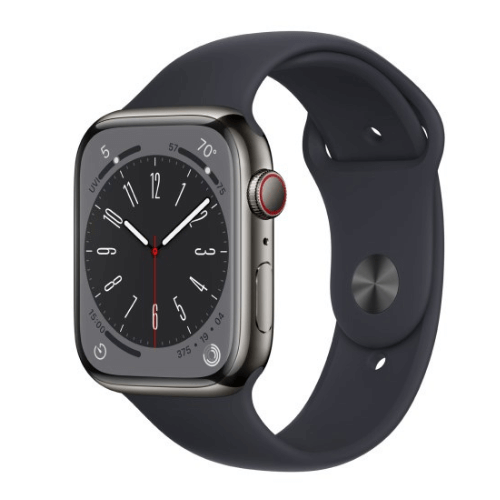 Apple Watch Series 8 LTE 41mm Viền Thép Dây Silicone
